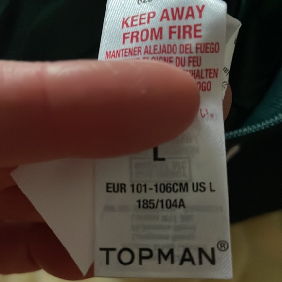 NWT TOPMAN Bodders Front Zip Bomber Track Jacket - Picture 9 of 12